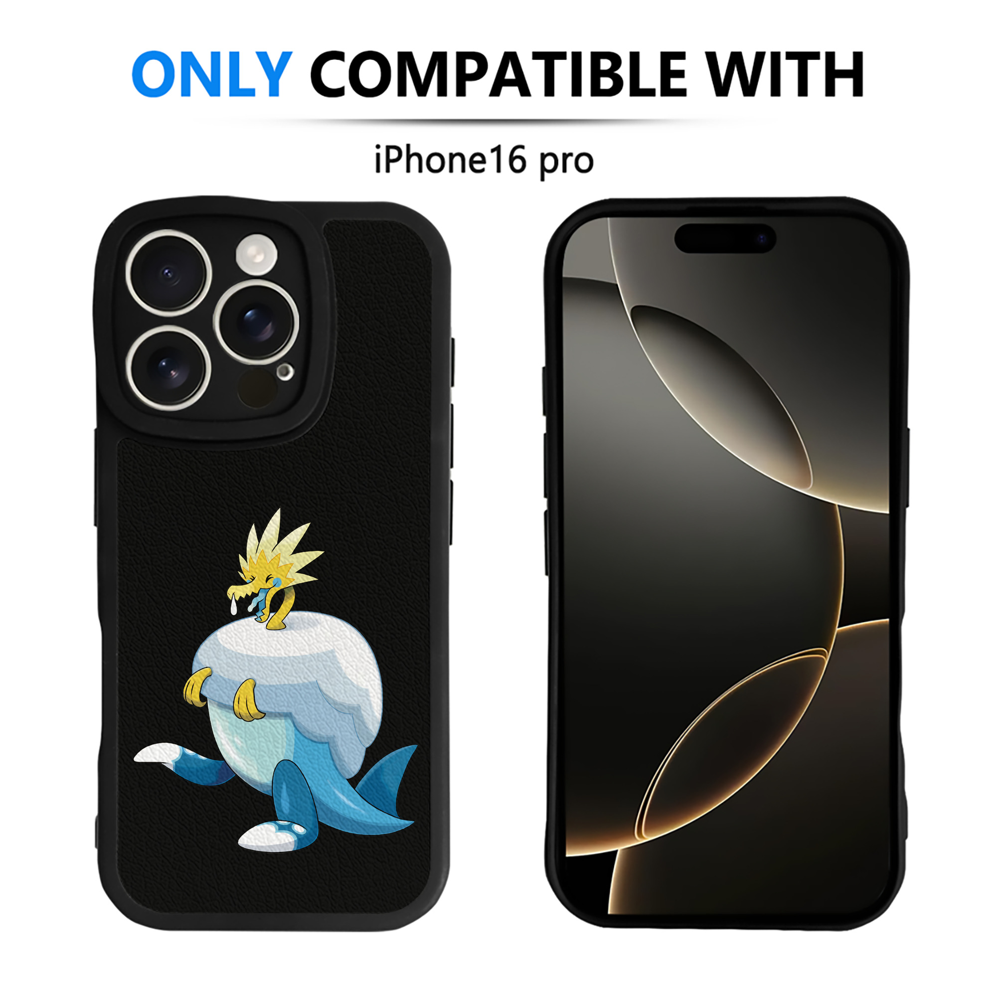（画像用） ポケットモンスター Pokémon 【iPhone 16シリーズ対応】シリコンスマホケース（レザー調） 材質：シリコン
